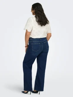 Online CARWILLY Høj talje Wide leg fit Jeans Dame Jeans|Jeans