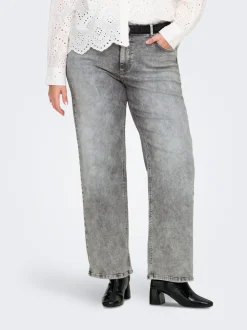 Best CARWILLY Høj talje Wide leg fit Jeans Dame Jeans|Jeans