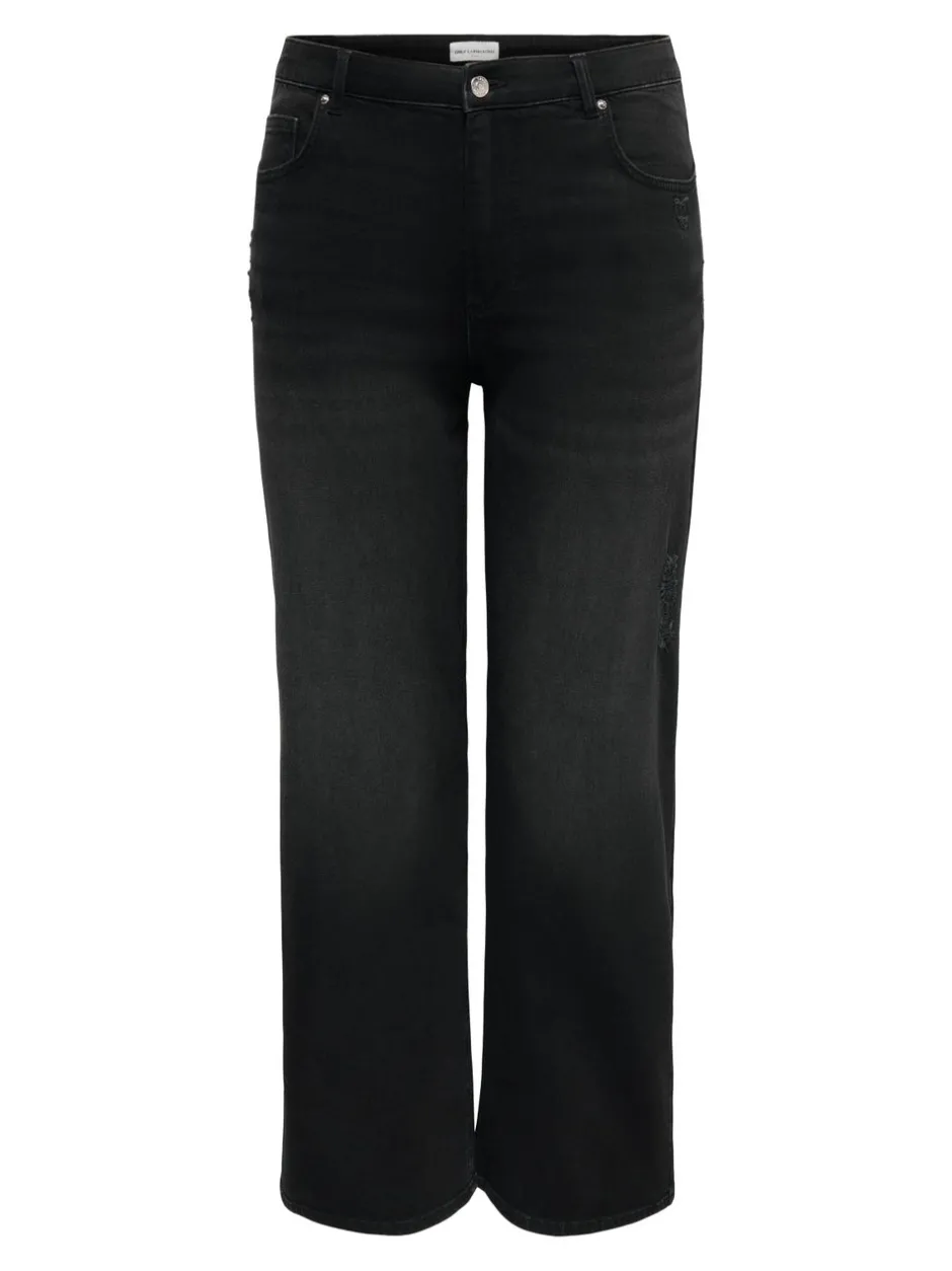 Online CARWILLY Høj talje Wide leg fit Jeans Dame Jeans|Jeans