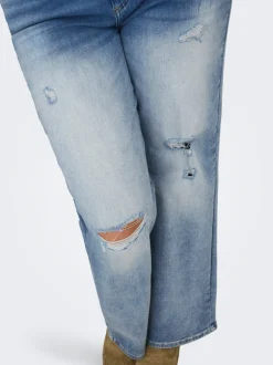 Best CARWILLY Høj talje Wide leg fit Jeans Dame Jeans|Jeans