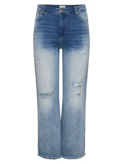 Best CARWILLY Høj talje Wide leg fit Jeans Dame Jeans|Jeans