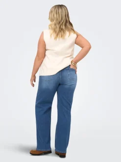 Outlet CARWILLY Høj talje Wide leg fit Jeans Dame Jeans|Jeans
