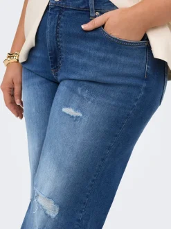 Outlet CARWILLY Høj talje Wide leg fit Jeans Dame Jeans|Jeans
