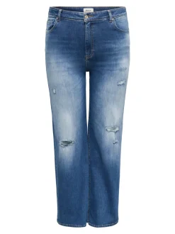 Outlet CARWILLY Høj talje Wide leg fit Jeans Dame Jeans|Jeans