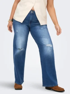Outlet CARWILLY Høj talje Wide leg fit Jeans Dame Jeans|Jeans