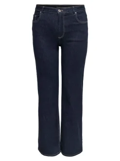 New CARWILLY Høj talje Wide leg fit Jeans Dame Jeans|Jeans