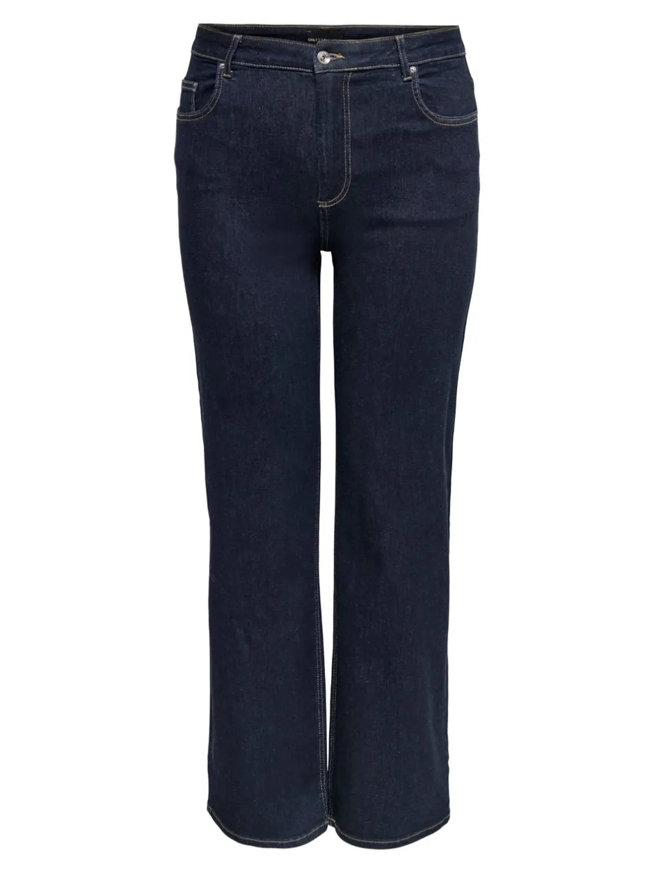 New CARWILLY Høj talje Wide leg fit Jeans Dame Jeans|Jeans
