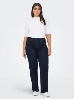 New CARWILLY Høj talje Wide leg fit Jeans Dame Jeans|Jeans