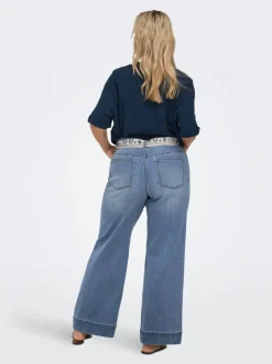 Online CARWILLY Høj talje Wide leg fit Jeans Dame Jeans|Jeans