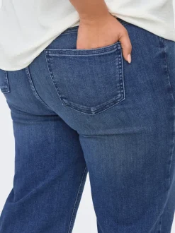 New CARWILLY Høj talje Wide leg fit Cropped Jeans Dame Jeans|Jeans