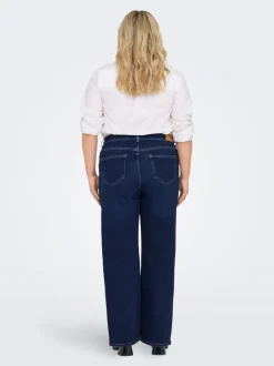 Clearance CARWILLY Høj talje Wide leg fit Jeans Dame Jeans|Jeans