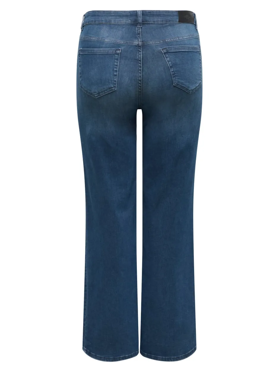 Discount CARWILLY Høj talje Wide leg fit Jeans Dame Jeans|Jeans