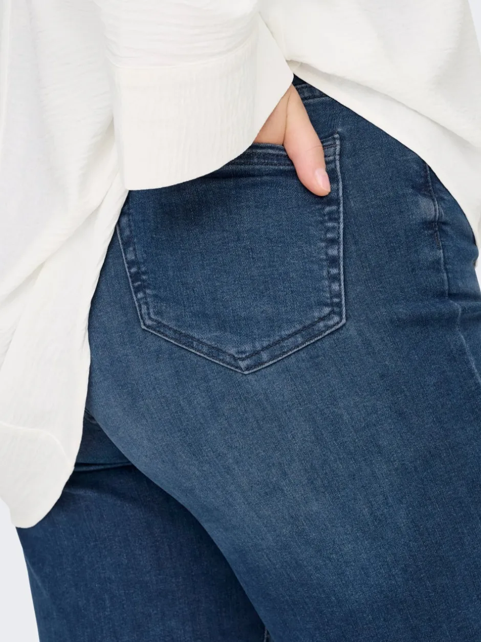 Discount CARWILLY Høj talje Wide leg fit Jeans Dame Jeans|Jeans