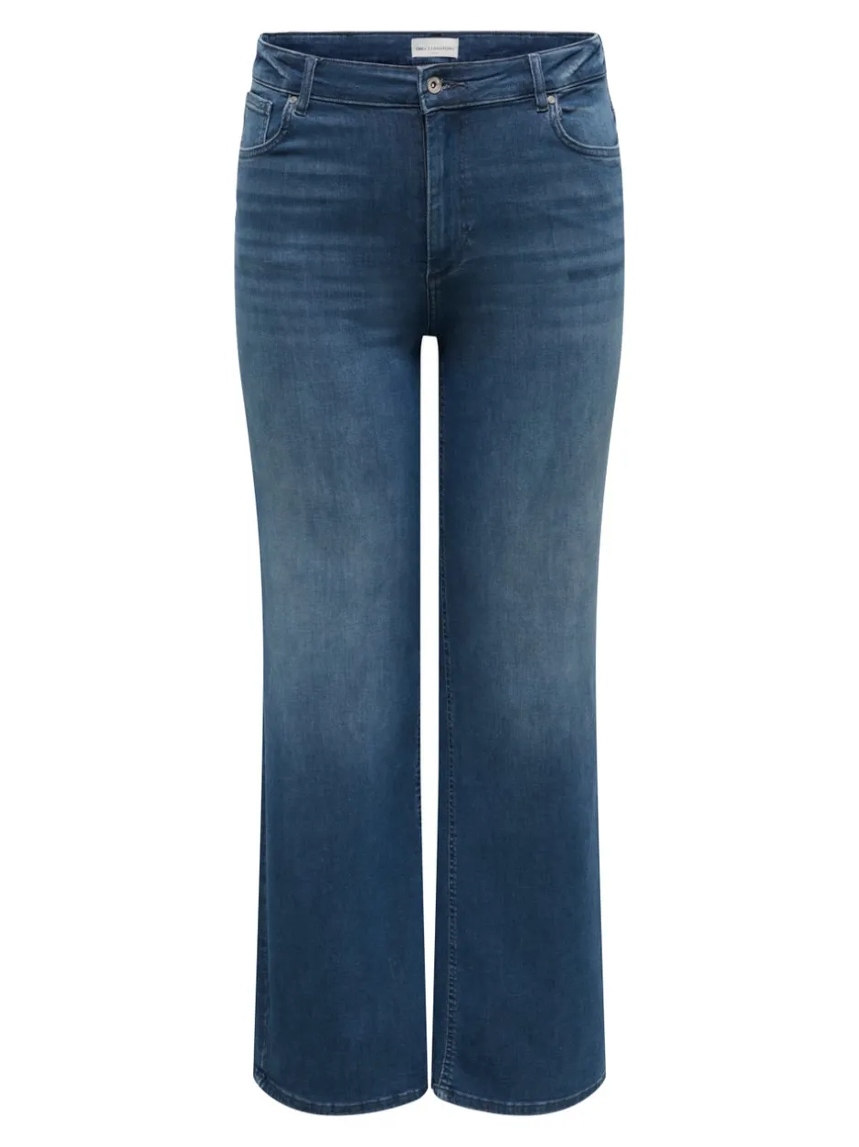 Discount CARWILLY Høj talje Wide leg fit Jeans Dame Jeans|Jeans