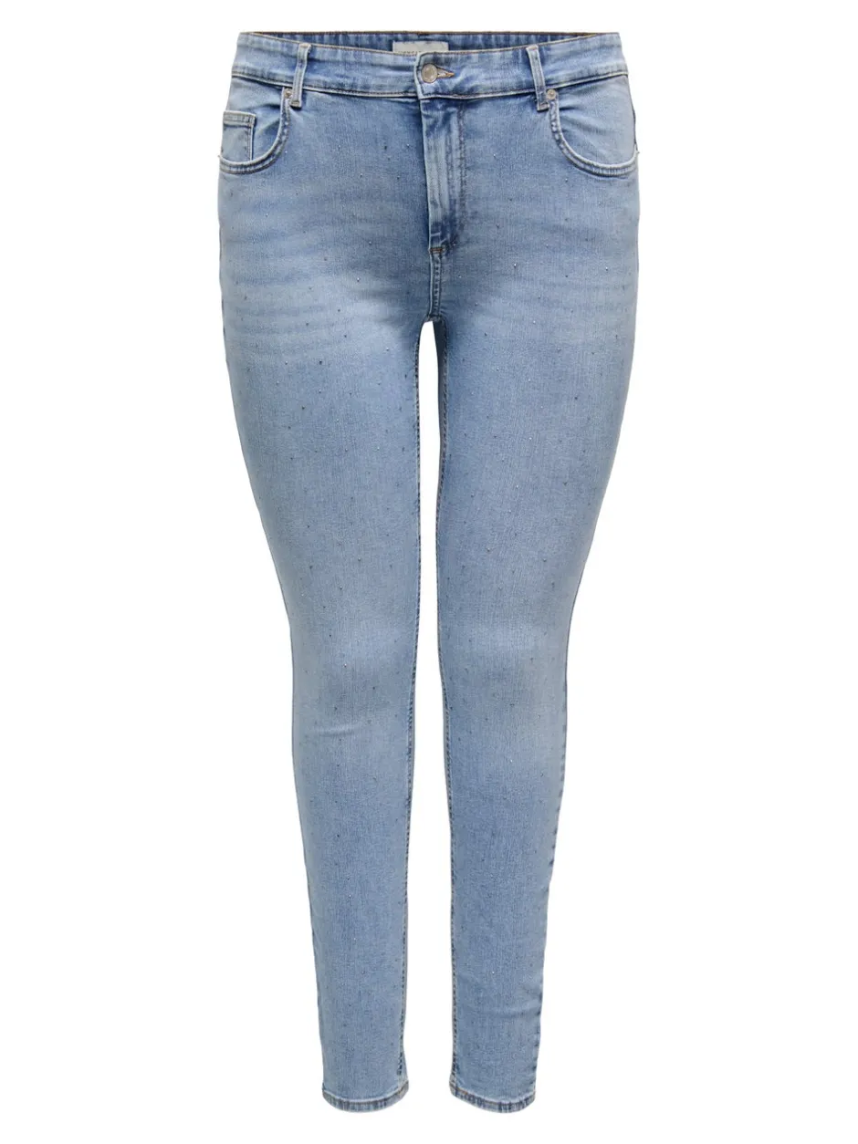 Outlet CARWILLY Mellemhøj talje Skinny fit Jeans Dame Jeans|Jeans