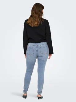 Outlet CARWILLY Mellemhøj talje Skinny fit Jeans Dame Jeans|Jeans