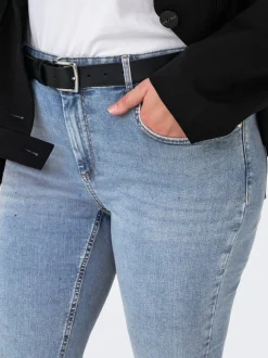Outlet CARWILLY Mellemhøj talje Skinny fit Jeans Dame Jeans|Jeans