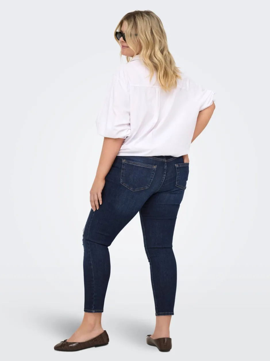 Online CARWILLY Mellemhøj talje Skinny fit Ankellængde Jeans Dame Jeans|Jeans