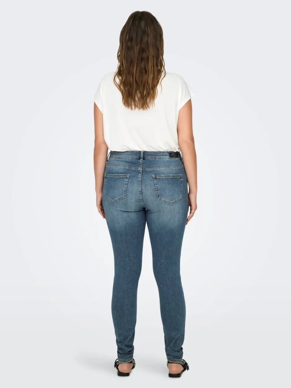 Sale CARWILLY Mellemhøj talje Skinny fit Jeans Dame Jeans|Jeans