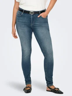 Sale CARWILLY Mellemhøj talje Skinny fit Jeans Dame Jeans|Jeans