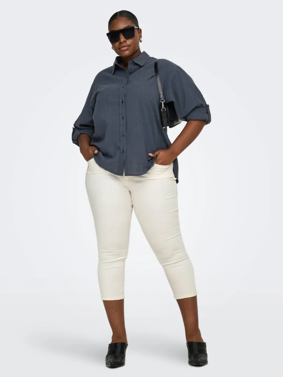 Clearance CARWILLY Mellemhøj talje Skinny fit Jeans Dame Jeans|Jeans
