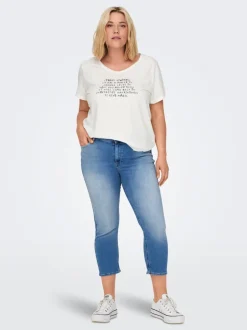 Discount CARWILLY Mellemhøj talje Skinny fit Jeans Dame Jeans|Jeans