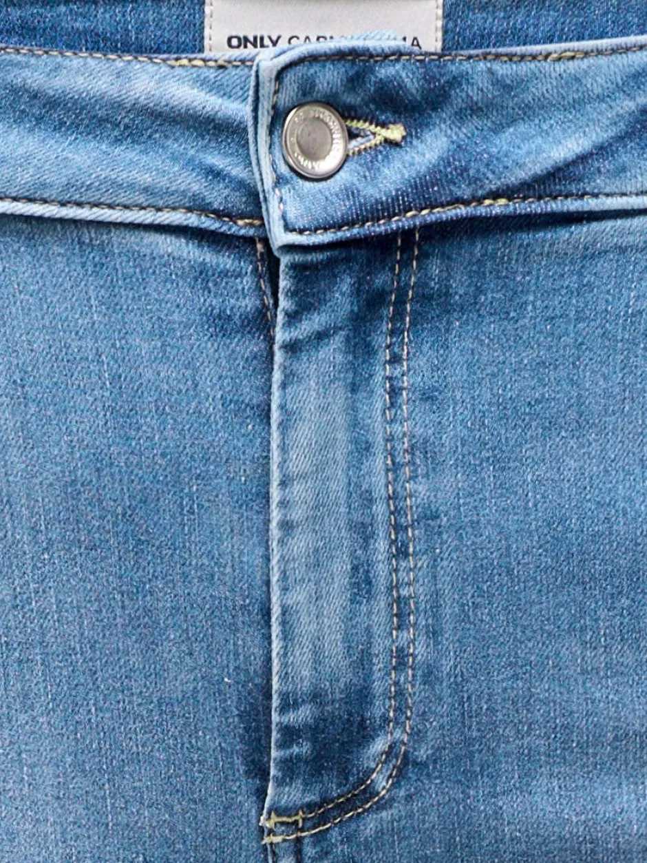 Discount CARWILLY Mellemhøj talje Skinny fit Jeans Dame Jeans|Jeans