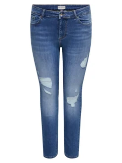 New CARWILLY Mellemhøj talje Skinny fit Ankellængde Jeans Dame Jeans|Jeans