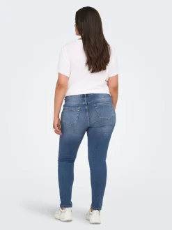 Sale CARWILLY Mellemhøj talje Skinny fit Ankellængde Jeans Dame Jeans|Jeans