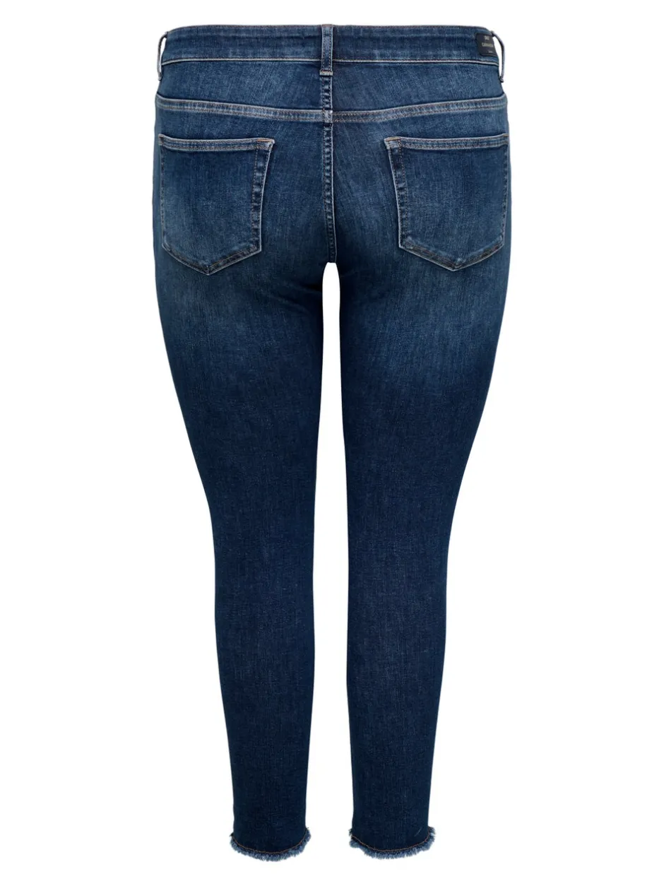 Sale CARWILLY Mellemhøj talje Skinny fit Ankellængde Jeans Dame Jeans|Jeans