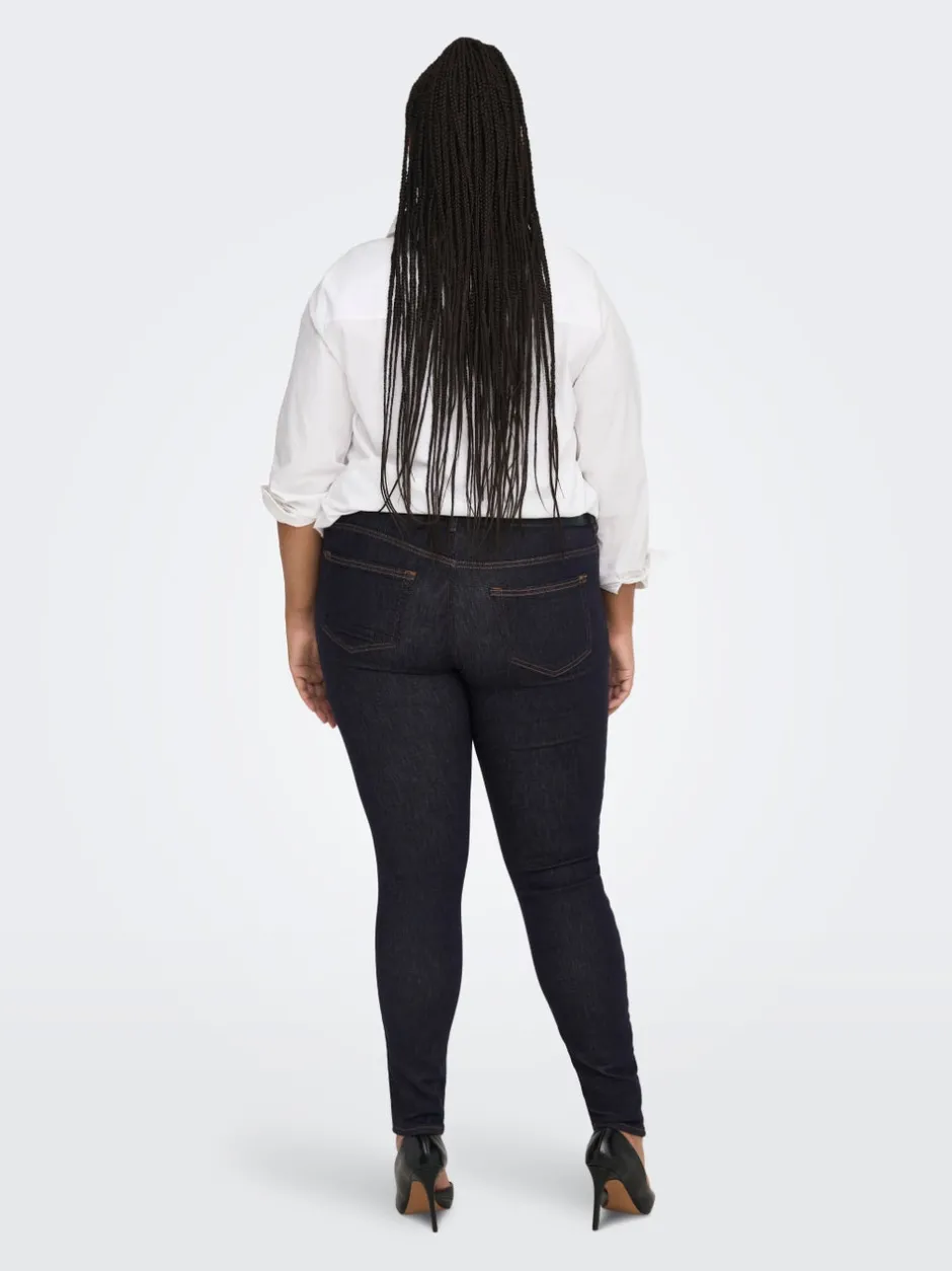 Online CARWILLY Mellemhøj talje Skinny fit Jeans Dame Jeans|Jeans