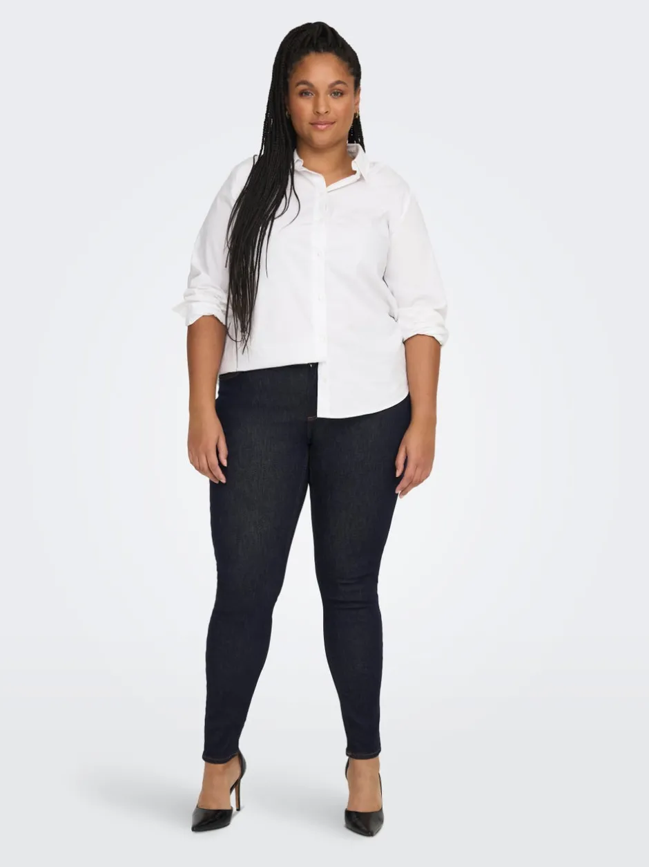 Online CARWILLY Mellemhøj talje Skinny fit Jeans Dame Jeans|Jeans