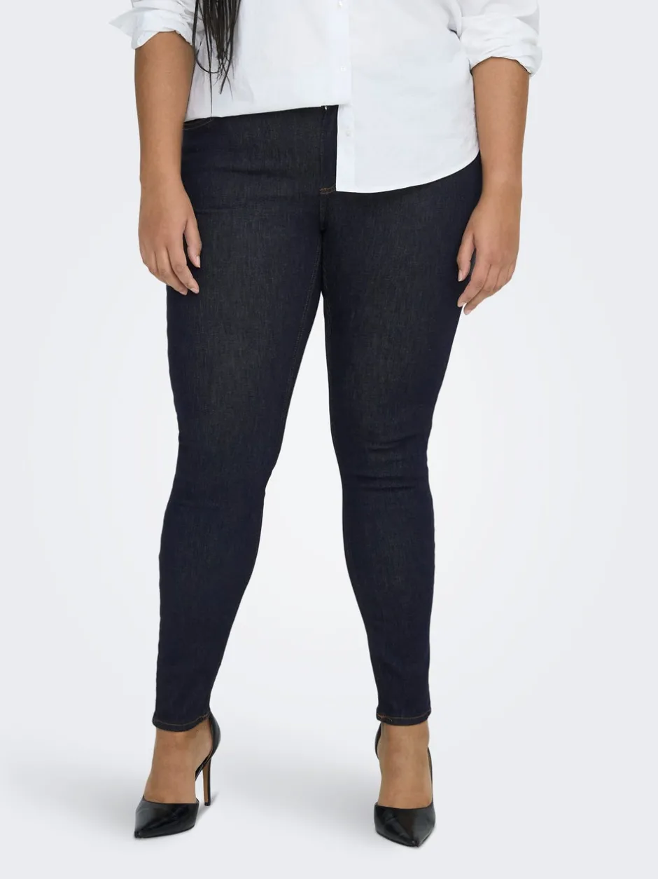 Online CARWILLY Mellemhøj talje Skinny fit Jeans Dame Jeans|Jeans