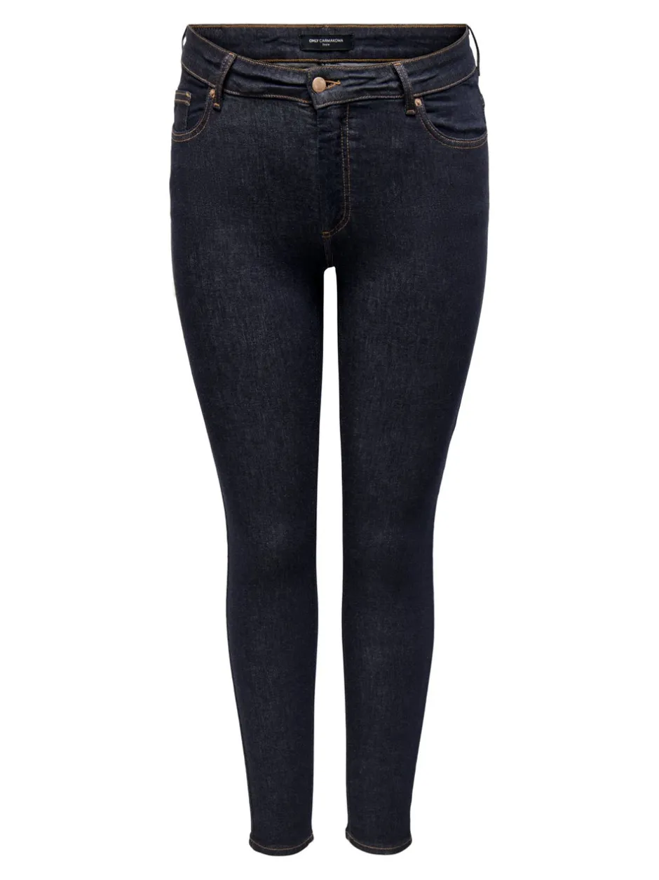 Online CARWILLY Mellemhøj talje Skinny fit Jeans Dame Jeans|Jeans