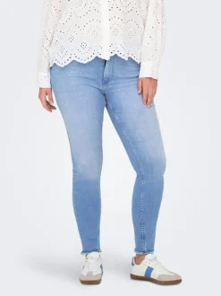 Discount CARWILLY Mellemhøj talje Skinny fit Ankellængde Jeans Dame Jeans|Jeans