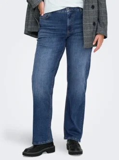 Online CARWILLY Mellemhøj talje Straight fit Jeans Dame Jeans|Jeans