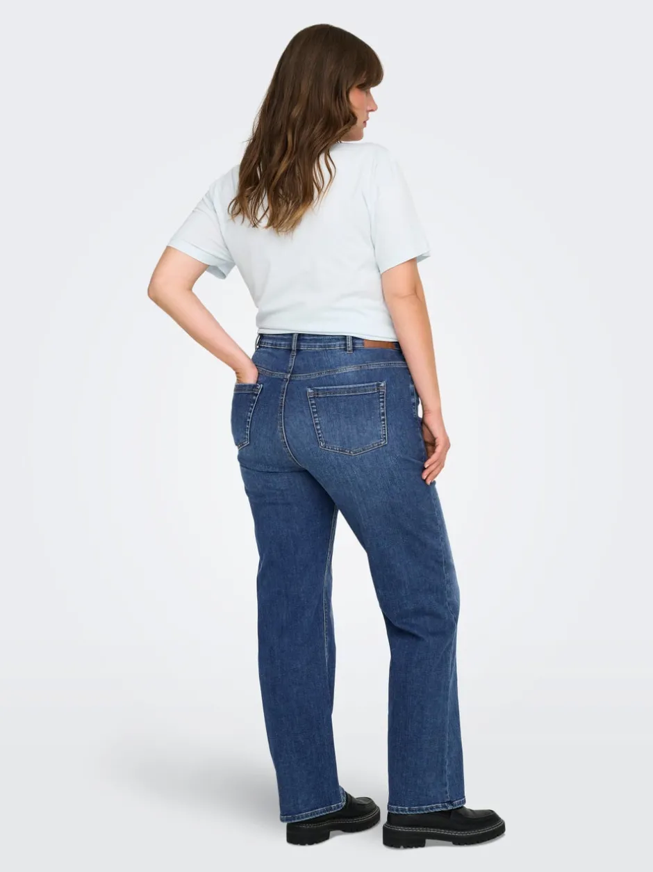 Online CARWILLY Mellemhøj talje Straight fit Jeans Dame Jeans|Jeans