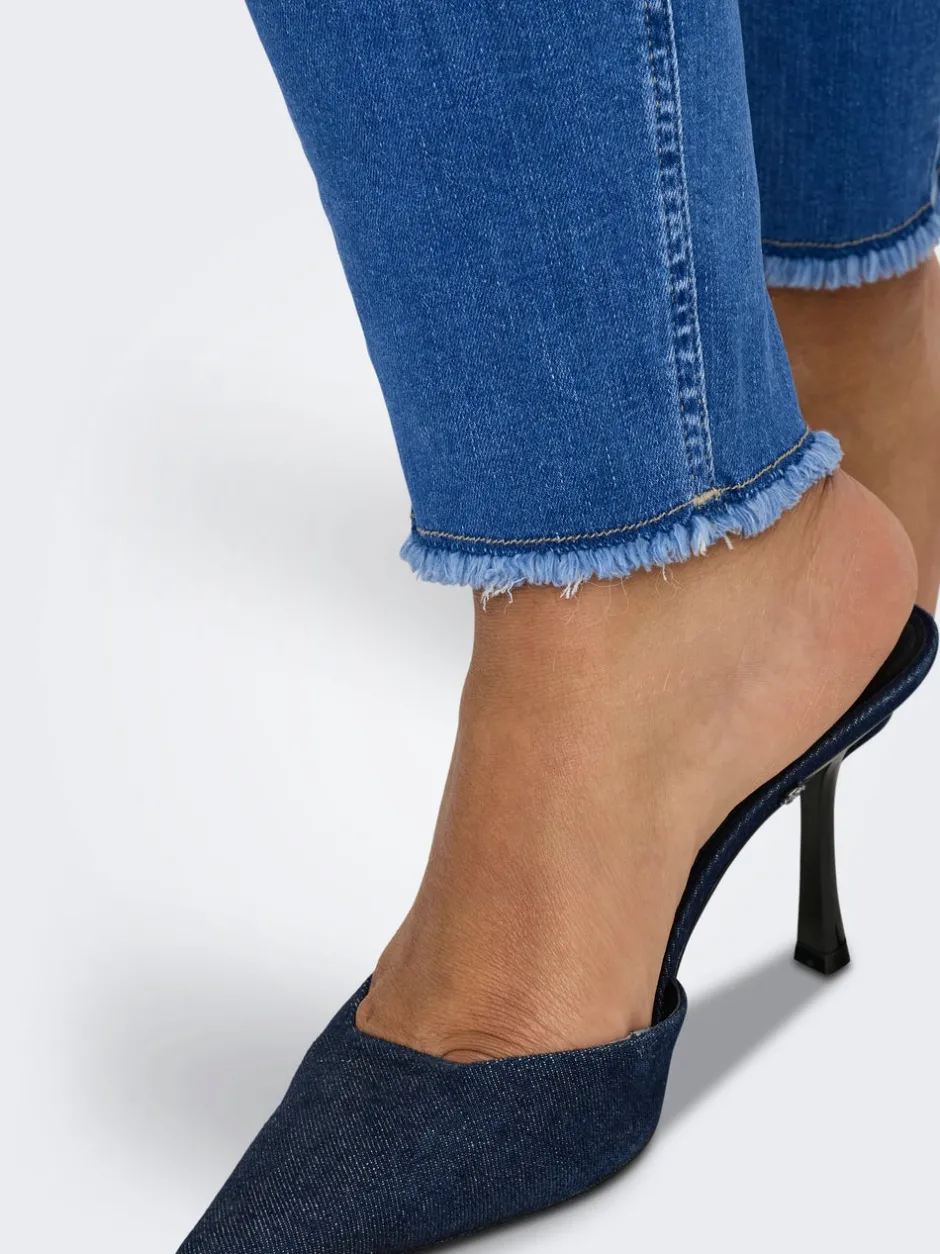 Sale CARWILLY Mid rise Skinny fit Jeans Dame Jeans|Jeans