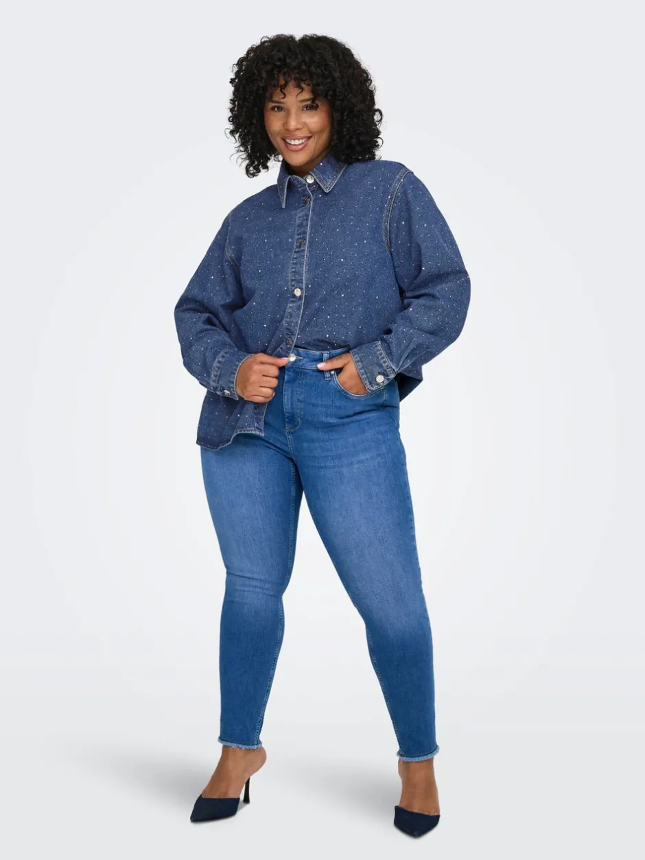 Sale CARWILLY Mid rise Skinny fit Jeans Dame Jeans|Jeans