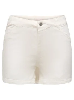 Outlet JDYANYA Mellemhøj talje Regular fit Denim-shorts Dame Shorts|Double Denim