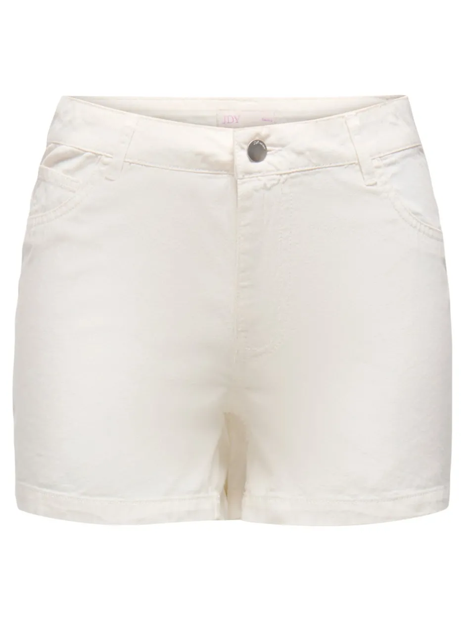 Outlet JDYANYA Mellemhøj talje Regular fit Denim-shorts Dame Shorts|Double Denim