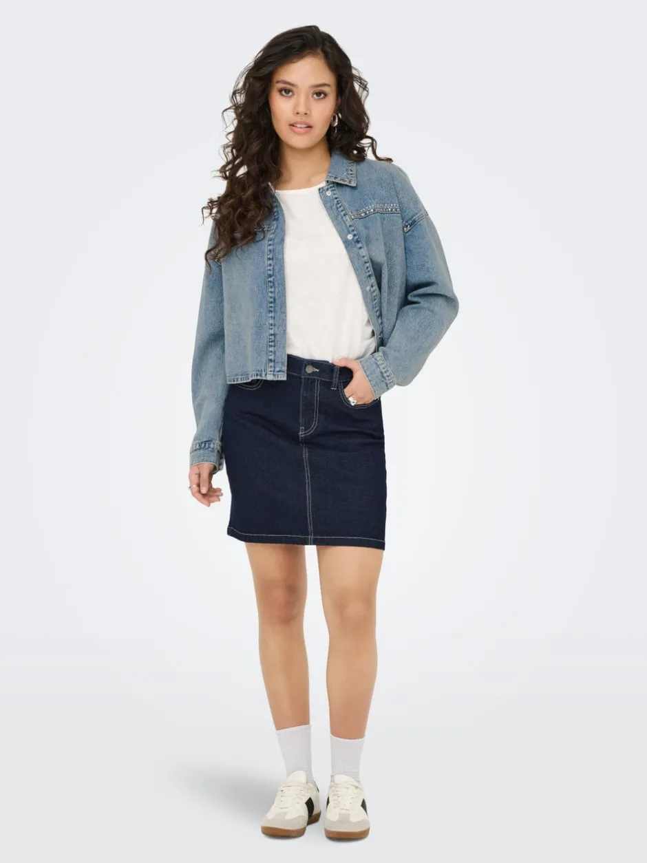 Hot JDYASPEN Denimjakke Dame Jakker Og Frakker