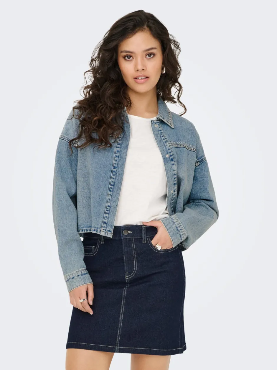 Hot JDYASPEN Denimjakke Dame Jakker Og Frakker