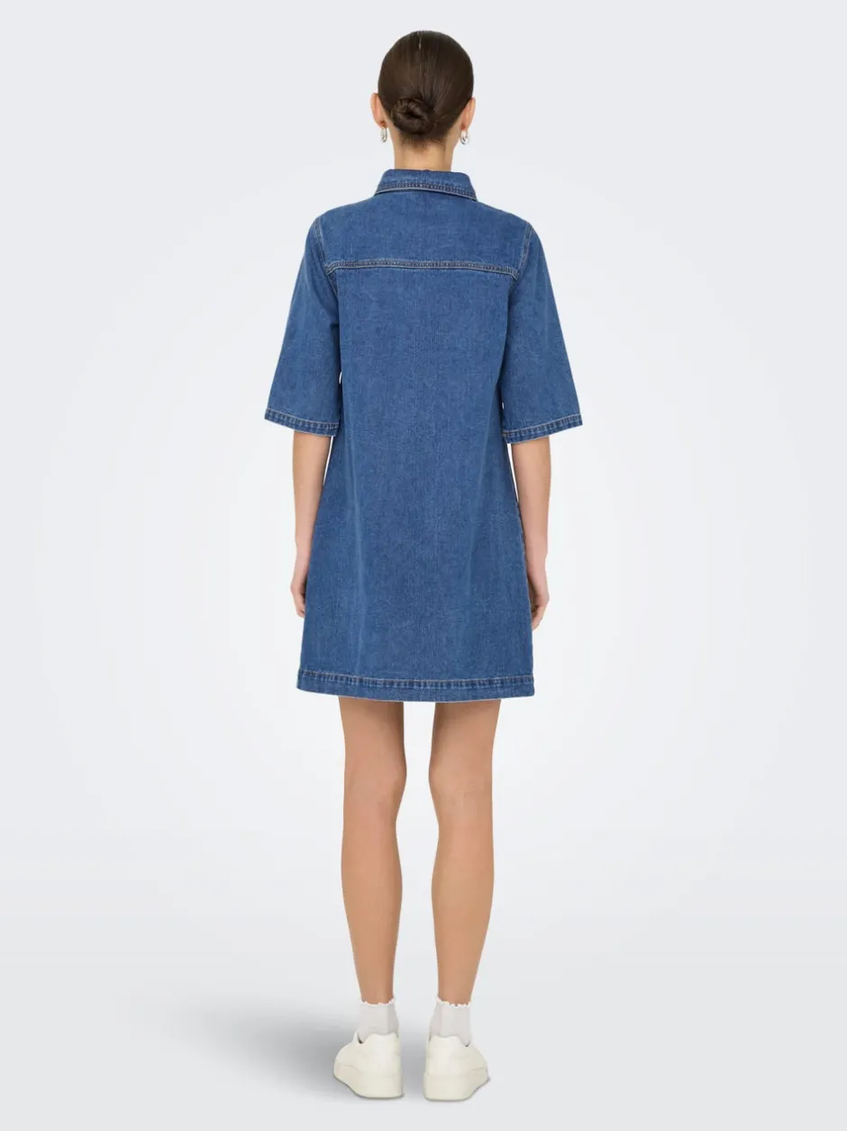Online JDYBELLA Midikjole Dame Kjoler|Double Denim
