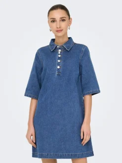 Online JDYBELLA Midikjole Dame Kjoler|Double Denim