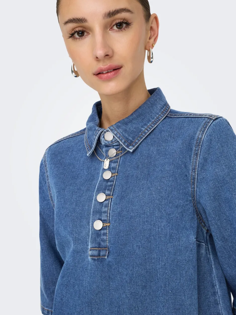 Online JDYBELLA Midikjole Dame Kjoler|Double Denim