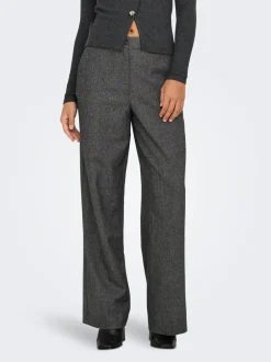 New JDYBLOOM Tapered fit Bukser i wide fit Dame Bukser