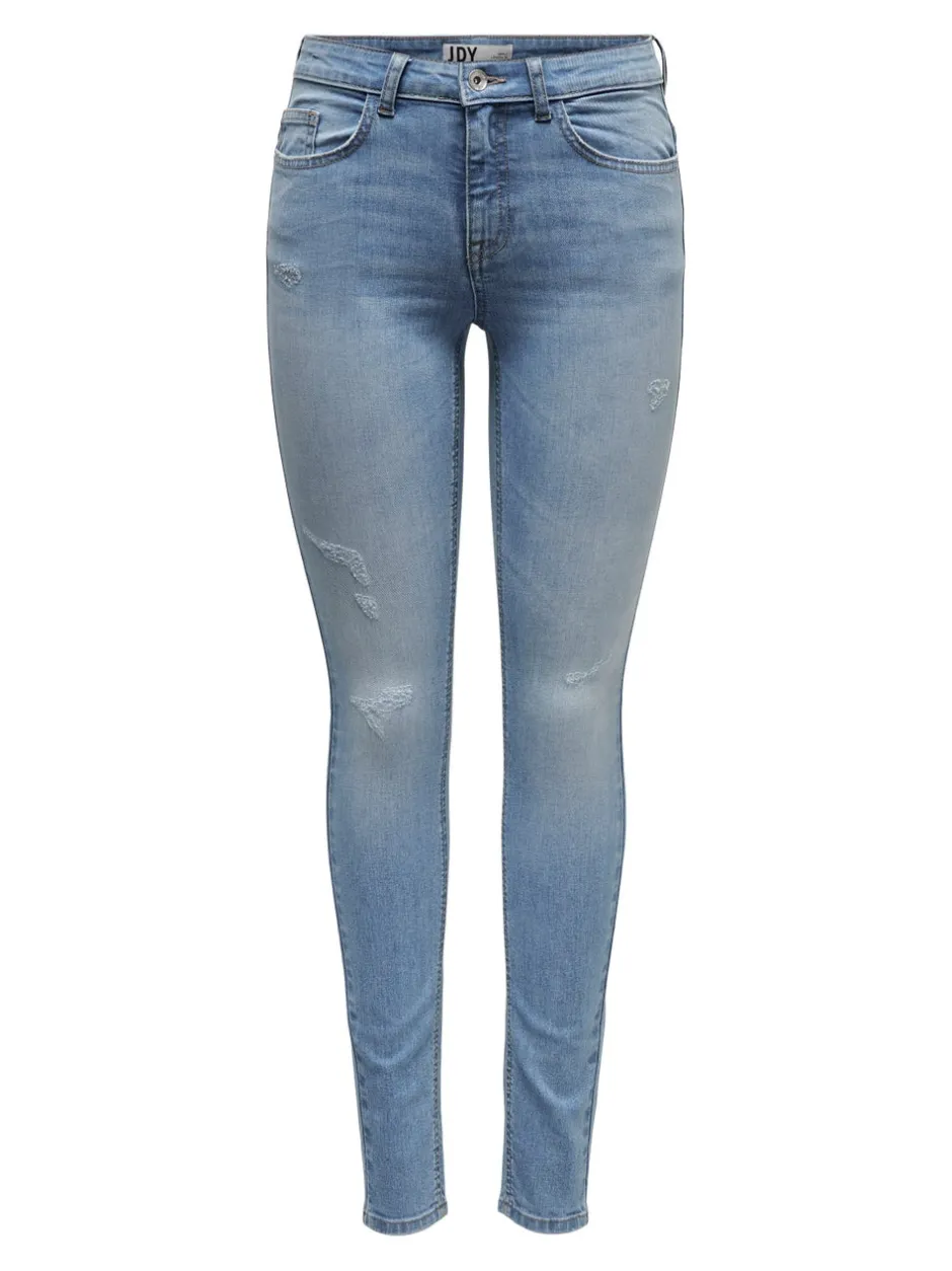 Sale JDYBLUME Mellemhøj talje Skinny fit Jeans Dame Jeans|Jeans