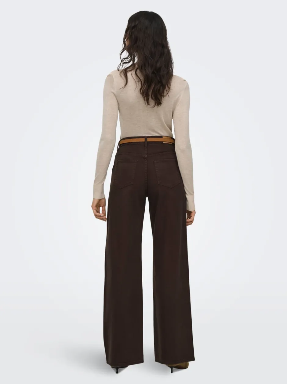 Sale JDYCARINA Høj talje Wide leg fit Jeans Dame Jeans|Jeans