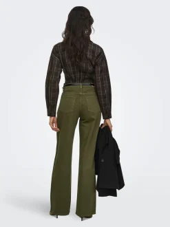 Discount JDYCARINA Høj talje Wide leg fit Jeans Dame Jeans|Jeans